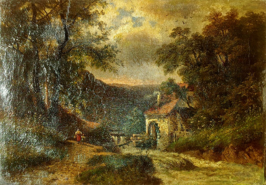 EDUARD HEIN, Landscape, 1854-1918