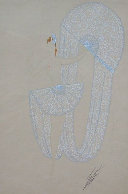 ERTÉ, The Fan / L'Eventail