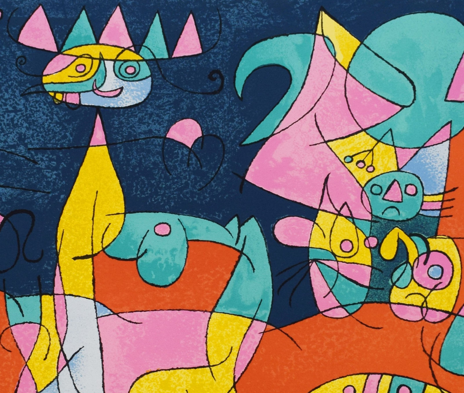 JOAN MIRÓ, The Review III, from: Series for King Ubu | La Revue III, from: Suites pour Ubu Roi, 1966