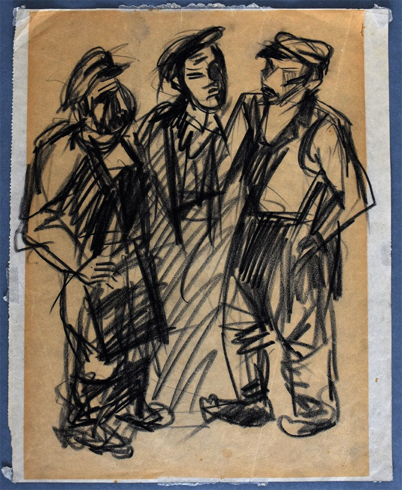 ISSACHAR RYBACK, Three Workers, 1919-1921