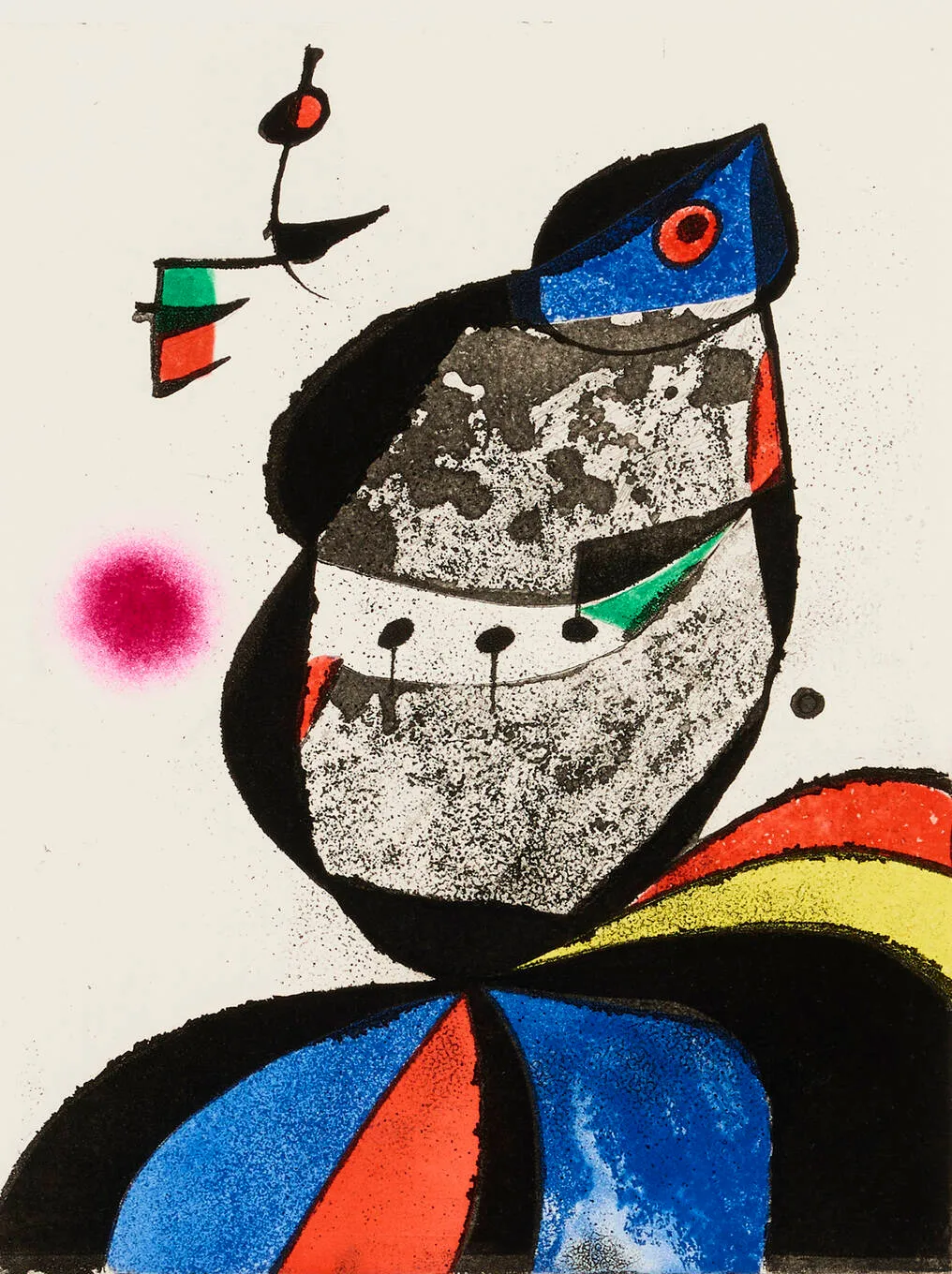 JOAN MIRÓ, Composition VII, from: Gaudí, 1979