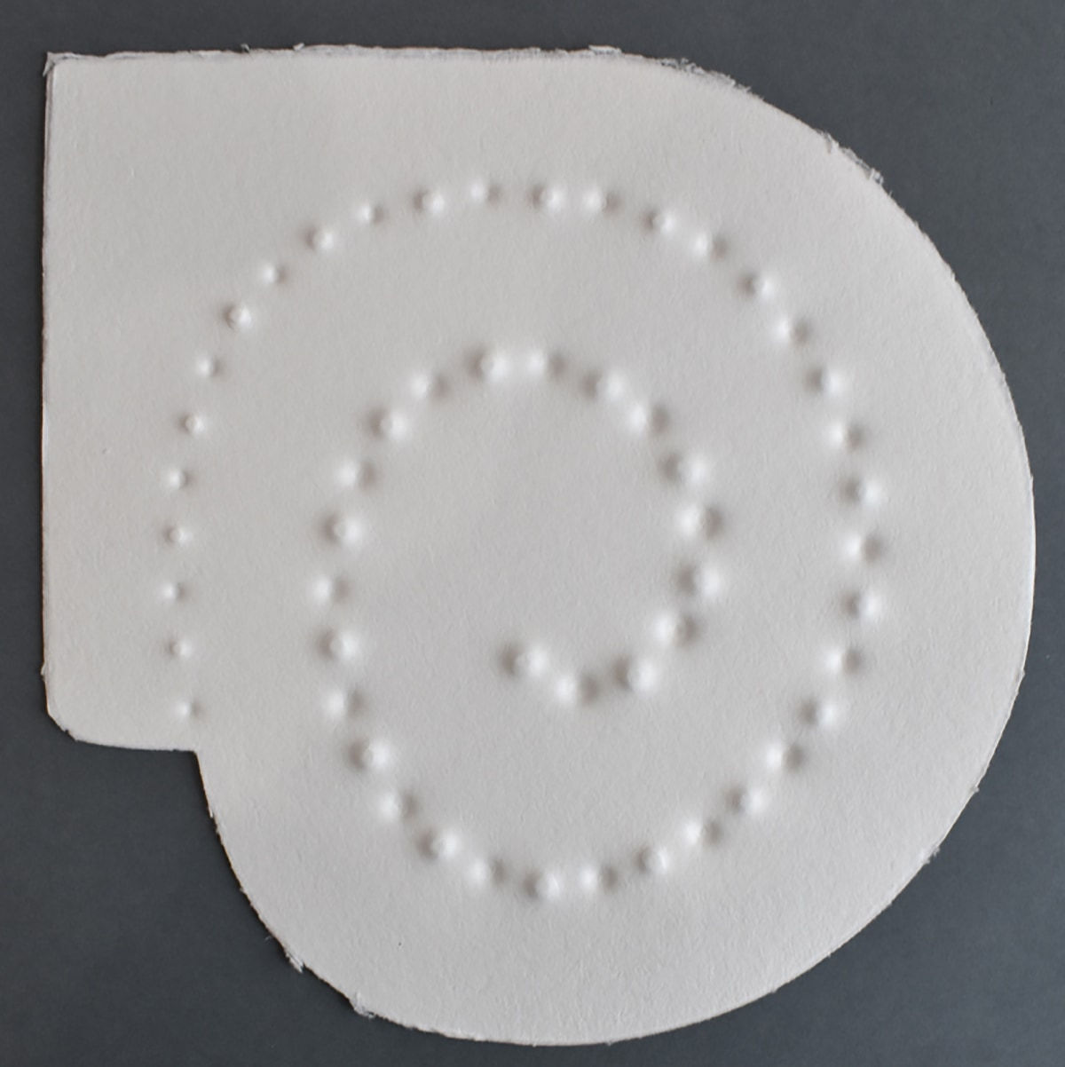 ENRICO CASTELLANI, Composition IV, from: Trous, 1996