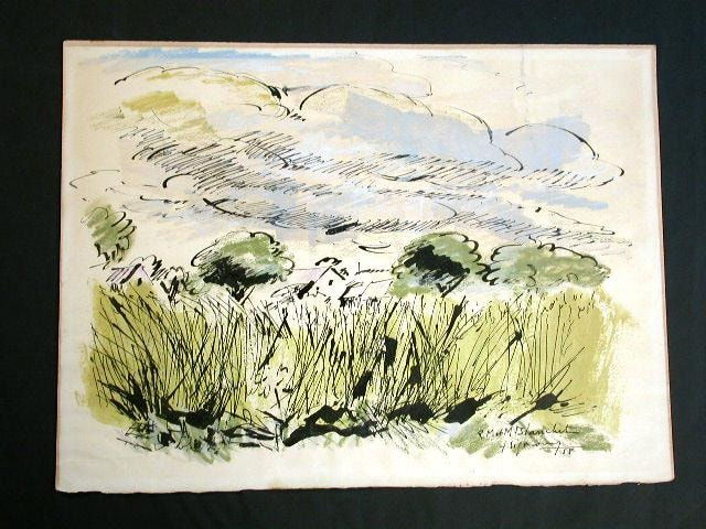 JEAN SIGNOVERT, Landscape, 1969