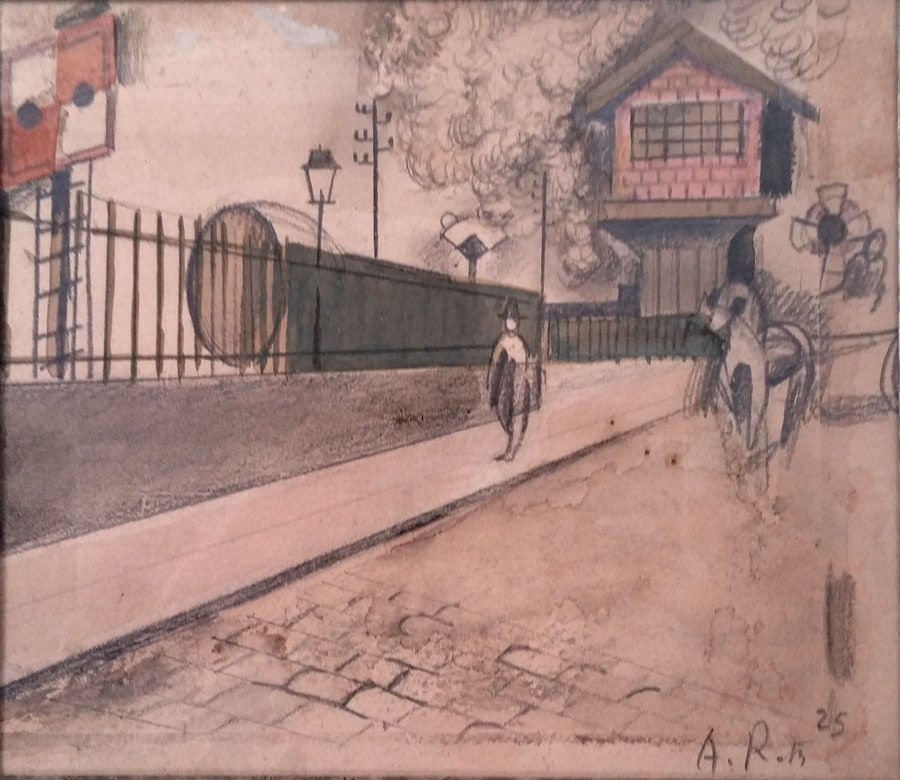 ALFRED RETH, Animated Street / Rue Animée, 1925