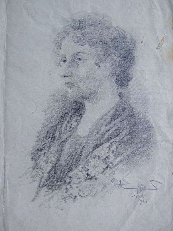 JENO HARANGHY, Portrait of a Woman, 1933