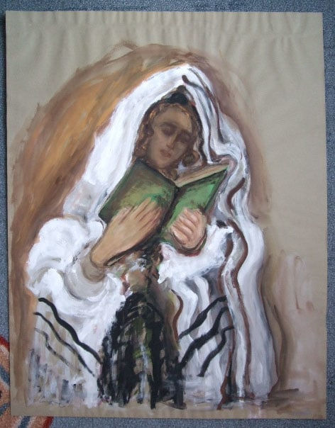 MANE KATZ, Praying Jew