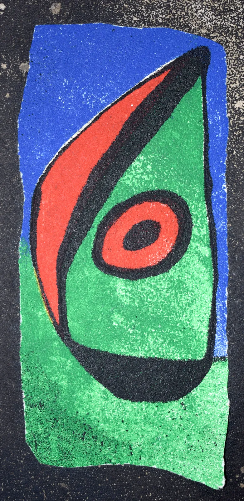 JOAN MIRÓ, Composition II, from: Gaudí, 1979