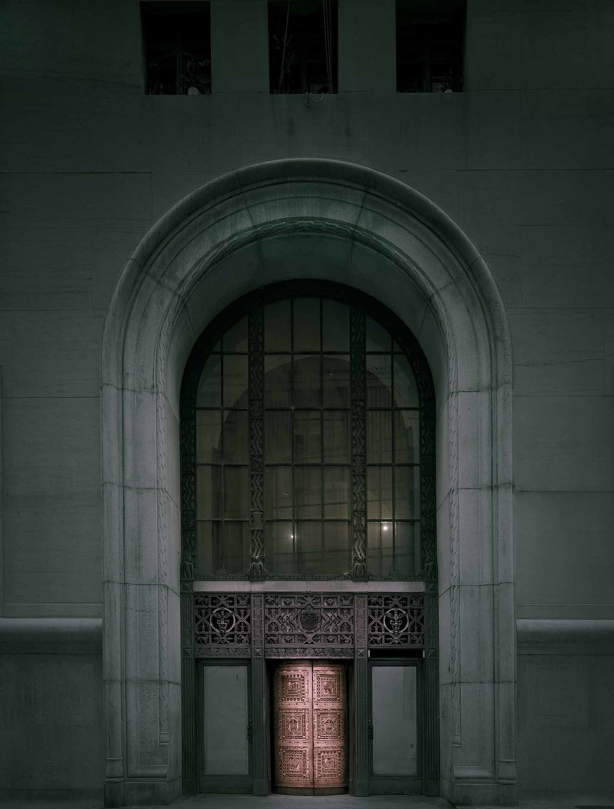 large archway entrance in New York City photograph Michael Massaia