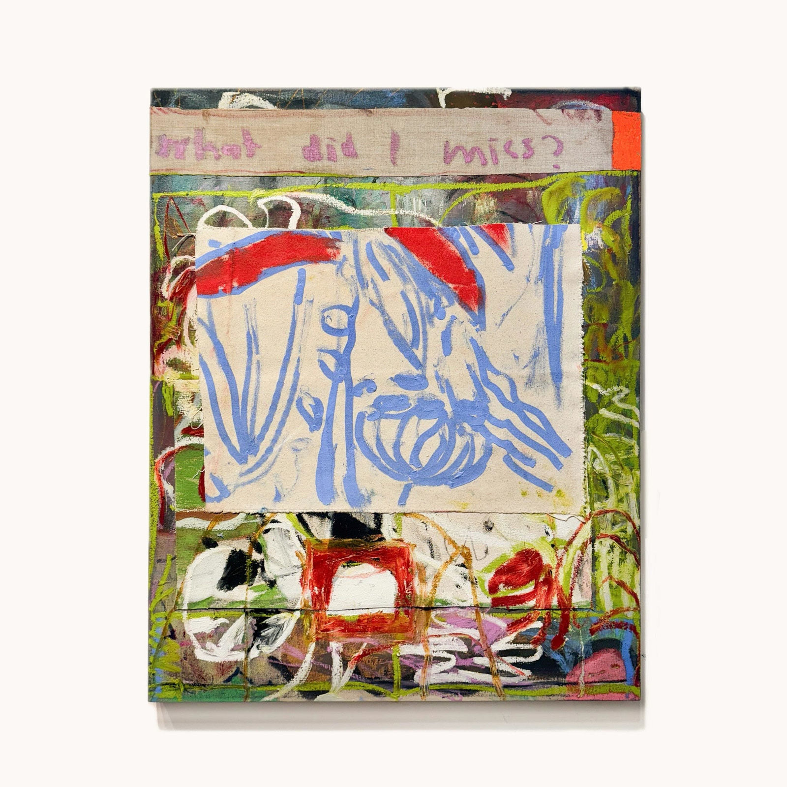 Thai Mainhard Mixed media visit colors abstract Gilman Contemporary