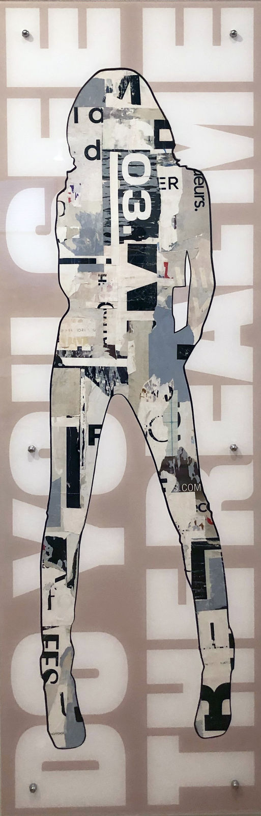 Maxwell painting female silhouette neutral