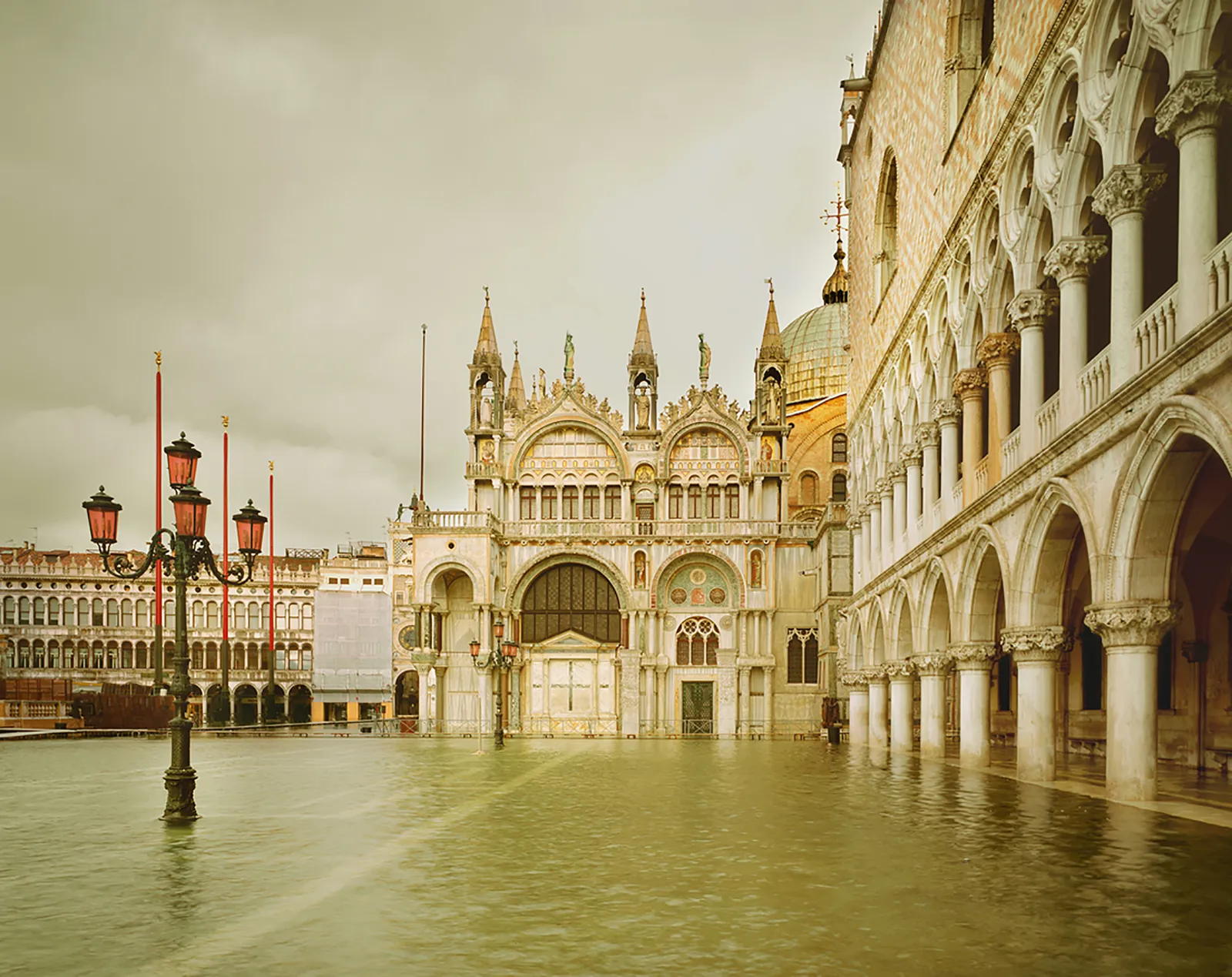 David Burdeny, Acqua Alta, Piazza San Marco, Venice, Italy, 2010