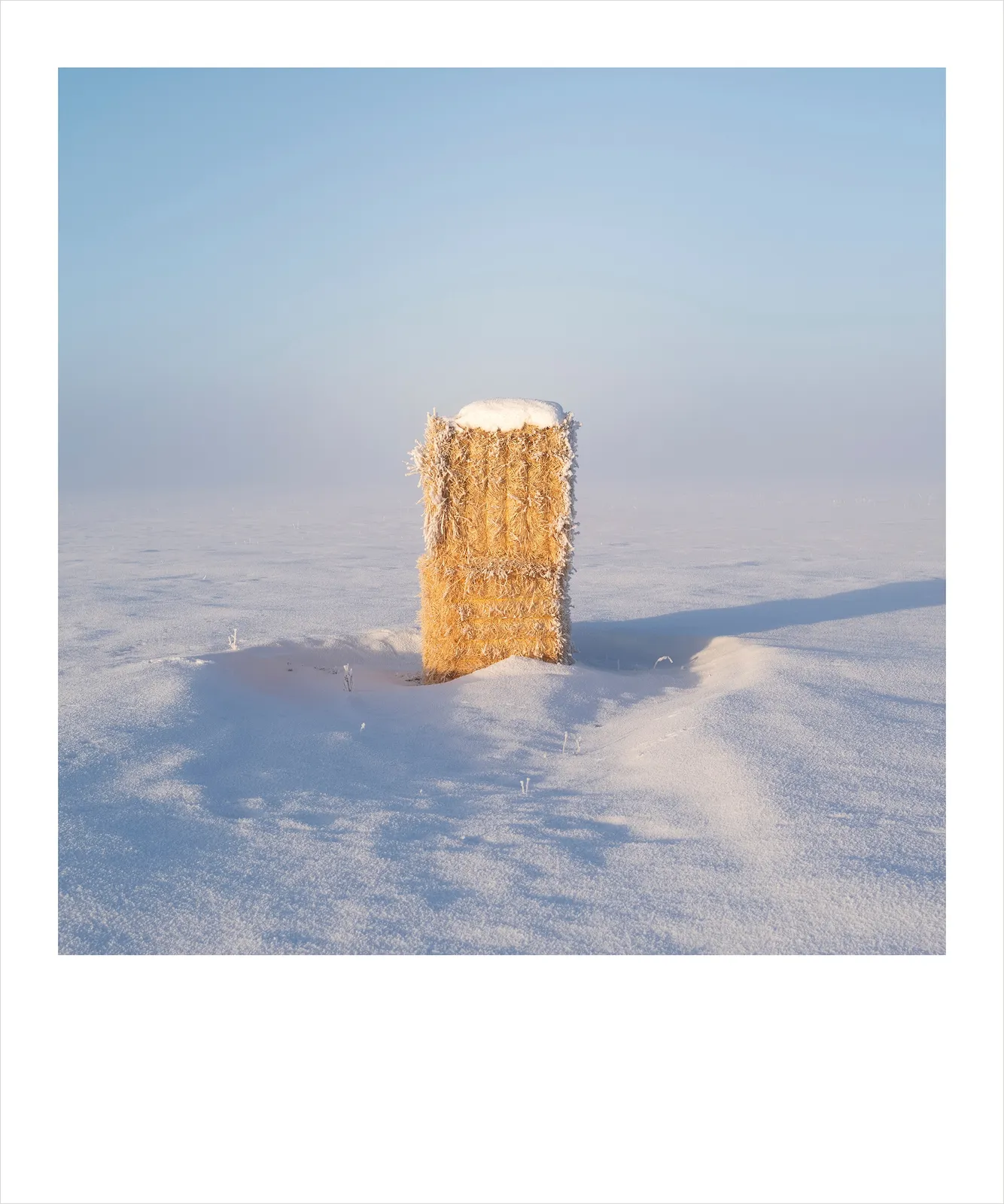 hay stack in field Idaho