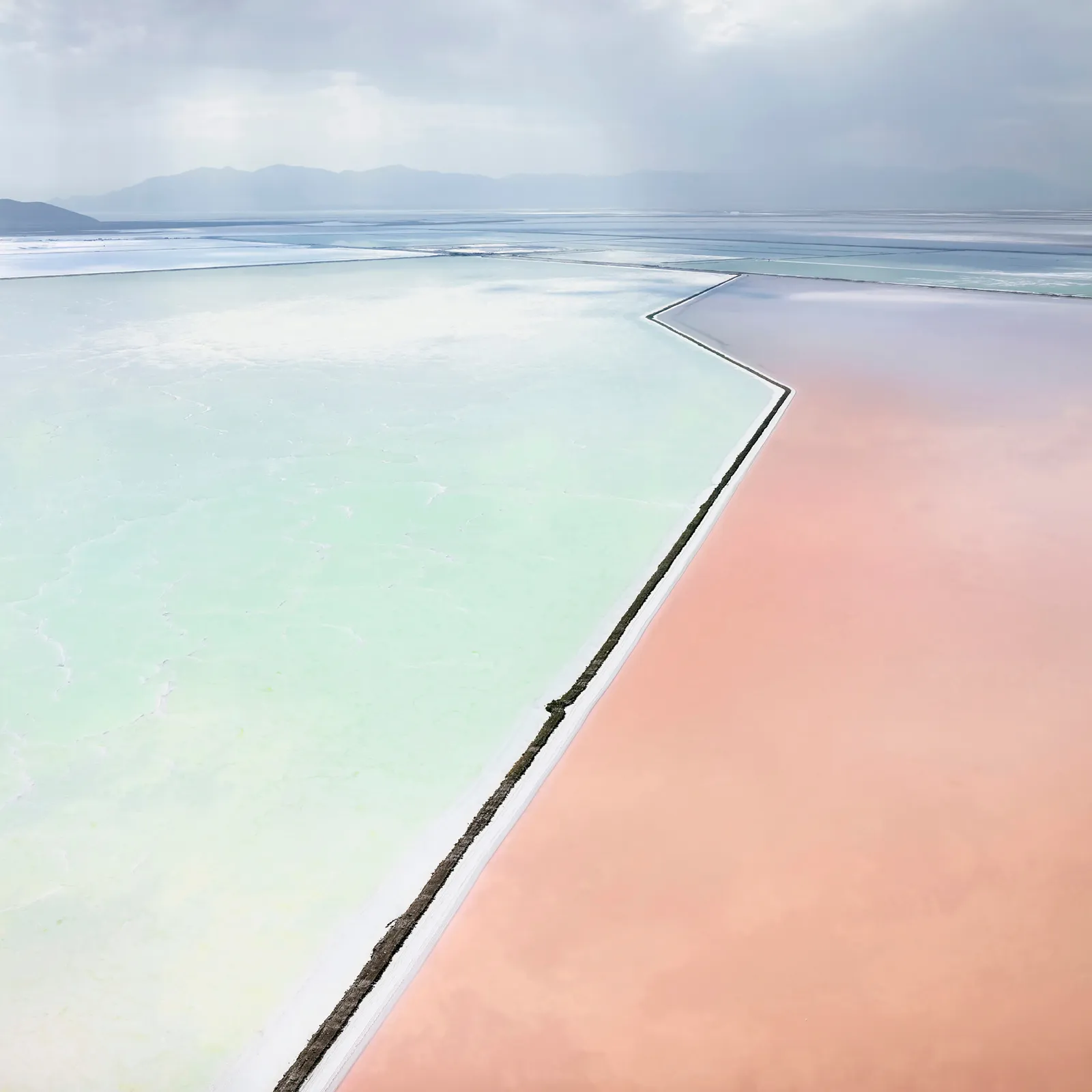 David Burdeny photograph Great Salt Lake aerial