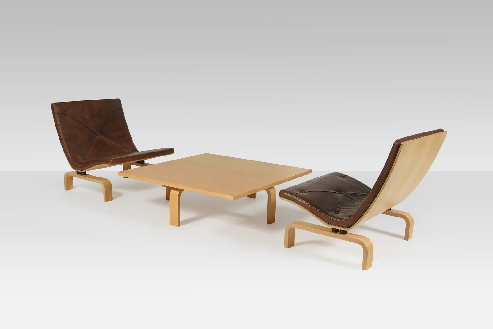 Poul Kjaerholm, A pair of lounge chairs, 1971