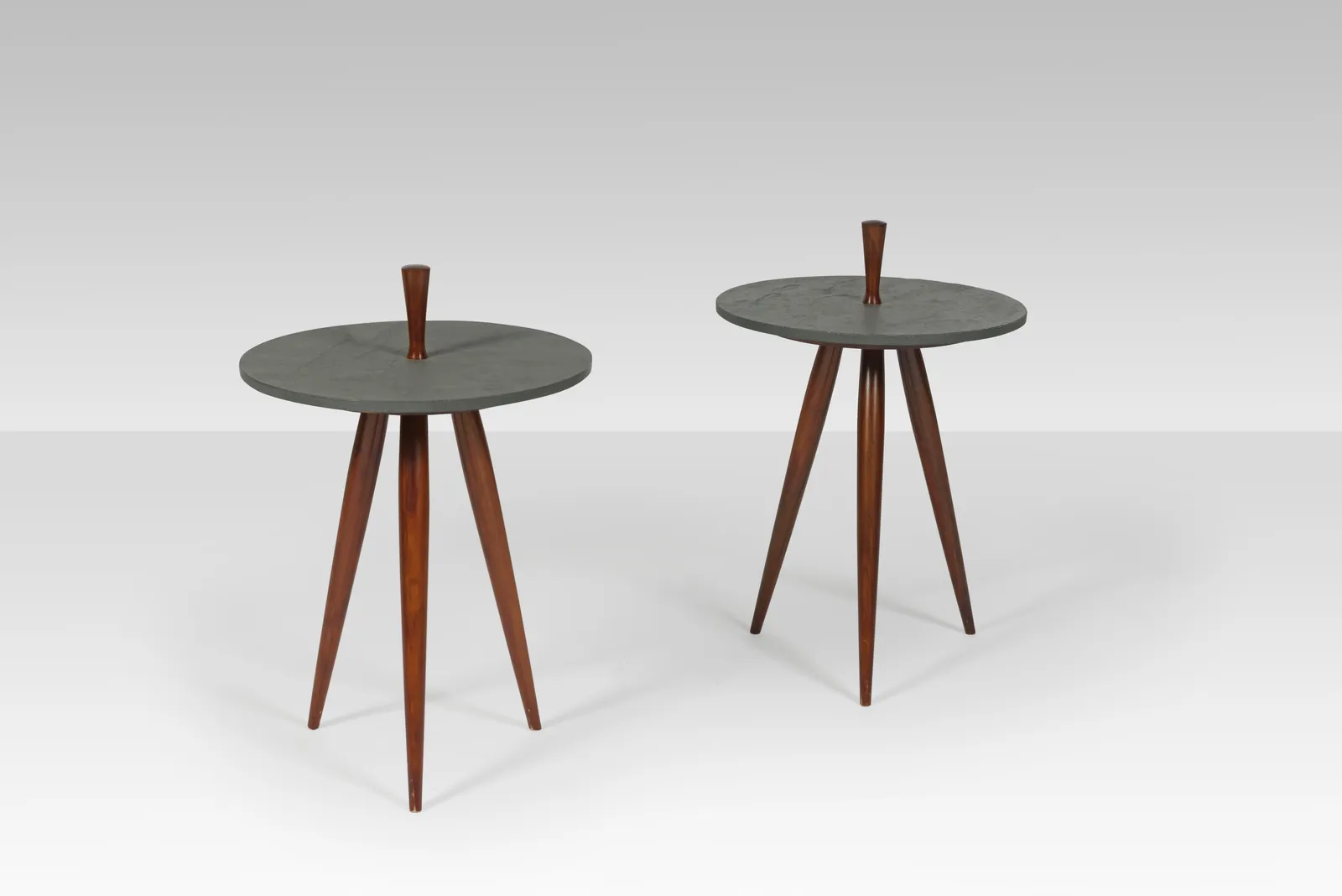 Phillip Lloyd Powell, Pair of side table, c. 1960