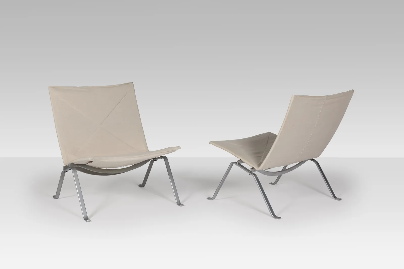 Poul Kjaerholm, Pair of Easy chairs, 1956