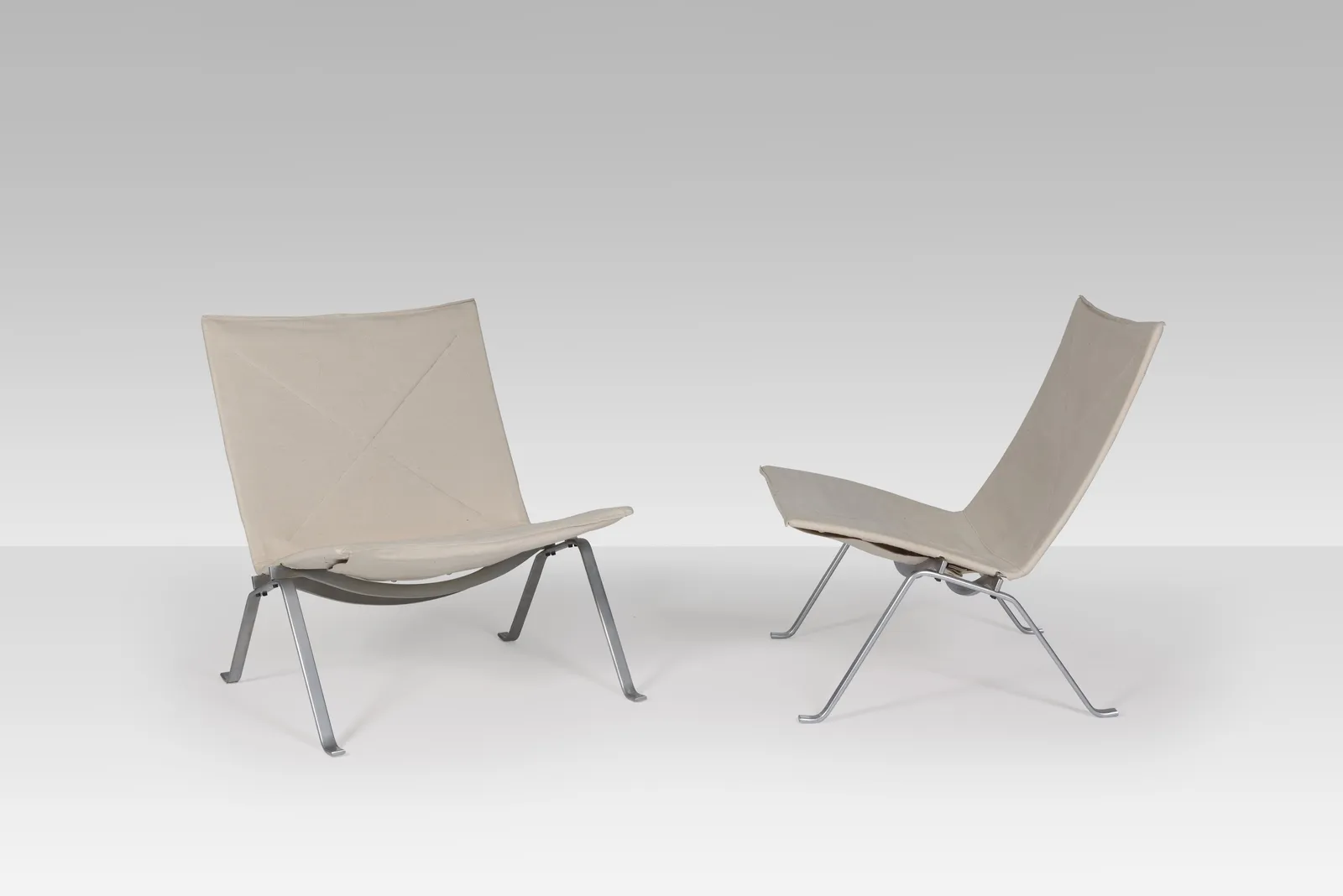 Poul Kjaerholm, Pair of Easy chairs, 1956