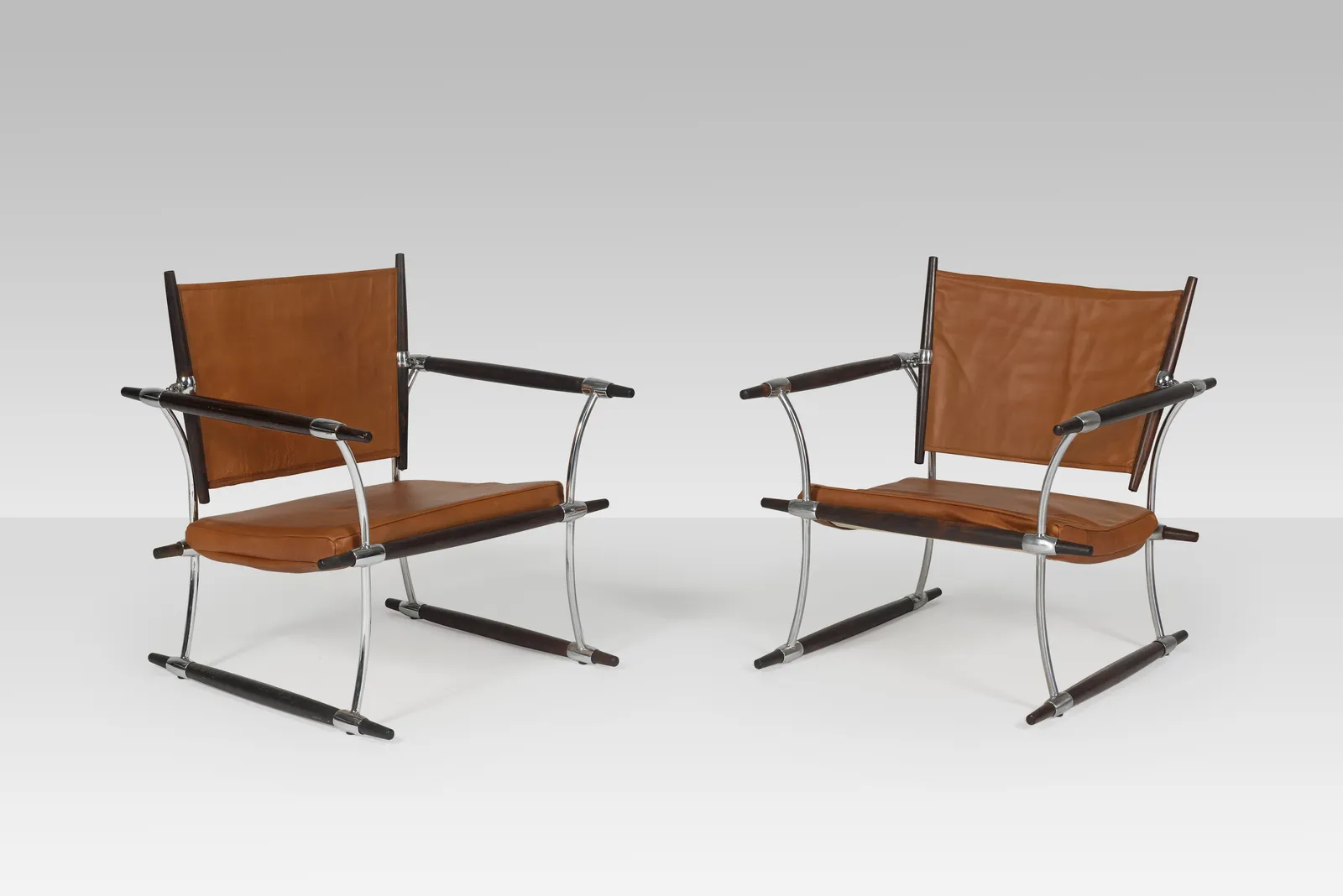 Jens Quistgaard, Pair of armchairs, c. 1960
