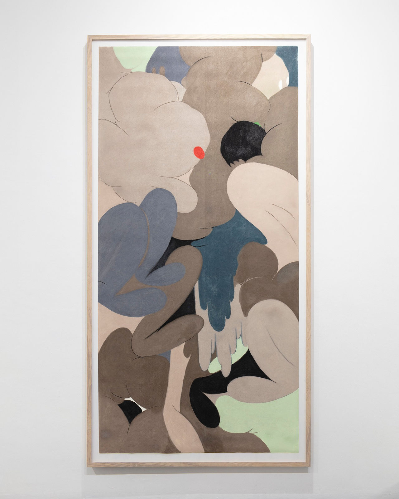 Waysatta Fernández, Dibujo 1 de la serie: un jardín para un bosque, 2025