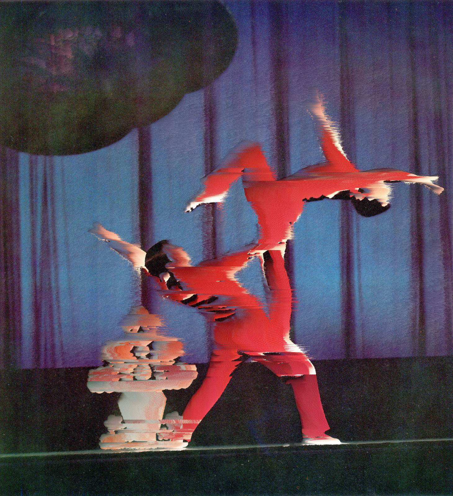 Gordon Cheung, Balancing Gymnastics Red 0, 2018