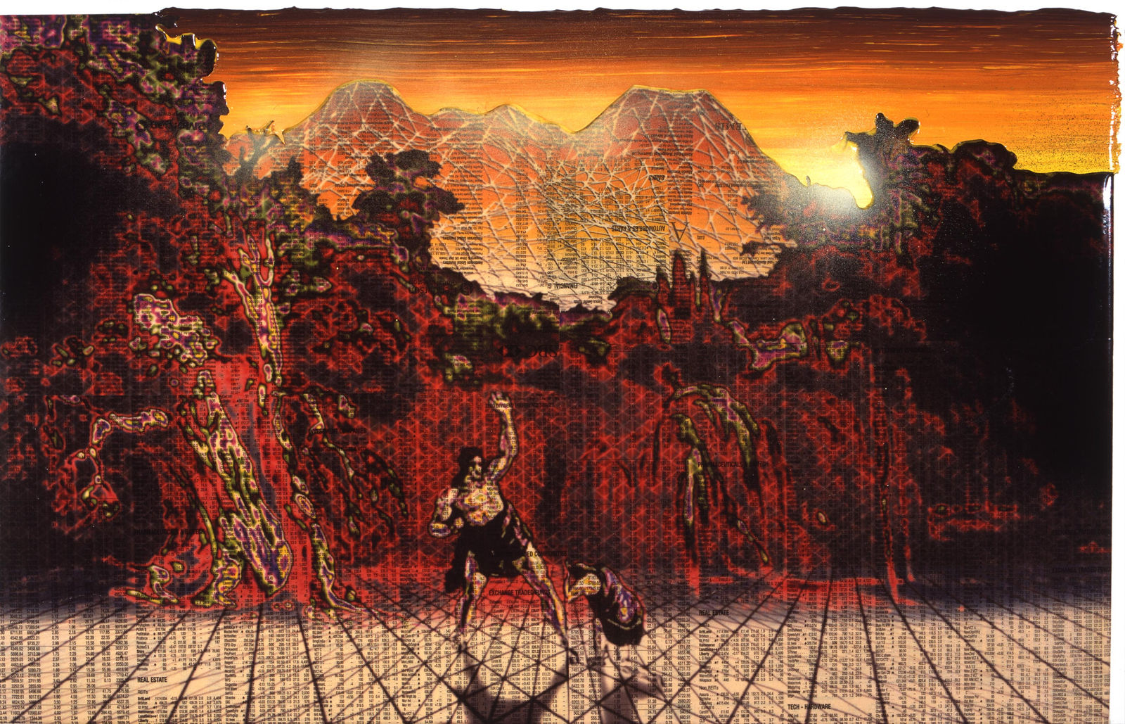 Gordon Cheung, Adam Reproving Eve (Study), 2007