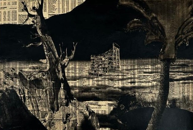 Gordon Cheung, Sleepwalker (Study on Paper), 2004