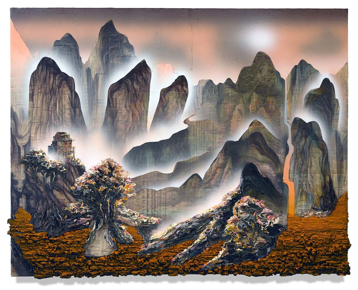 Gordon Cheung, Nail House (study), 2018