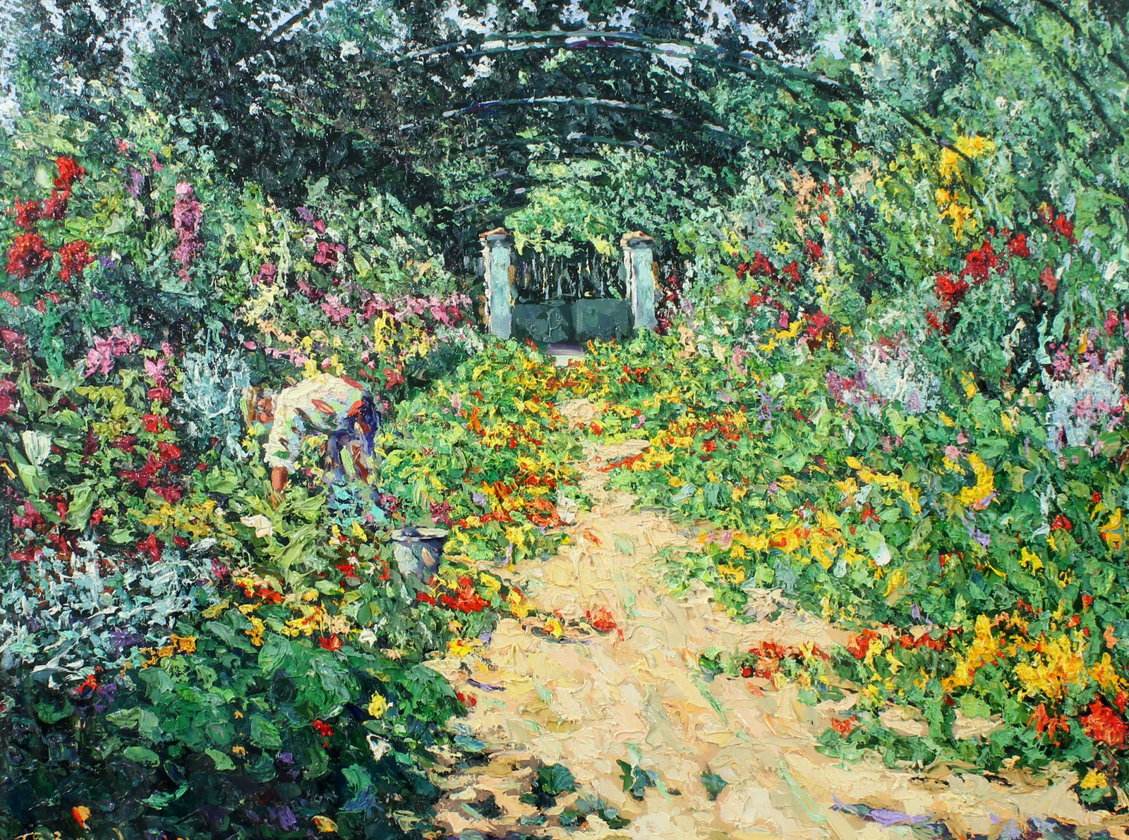 James Brohan, Flower Garden