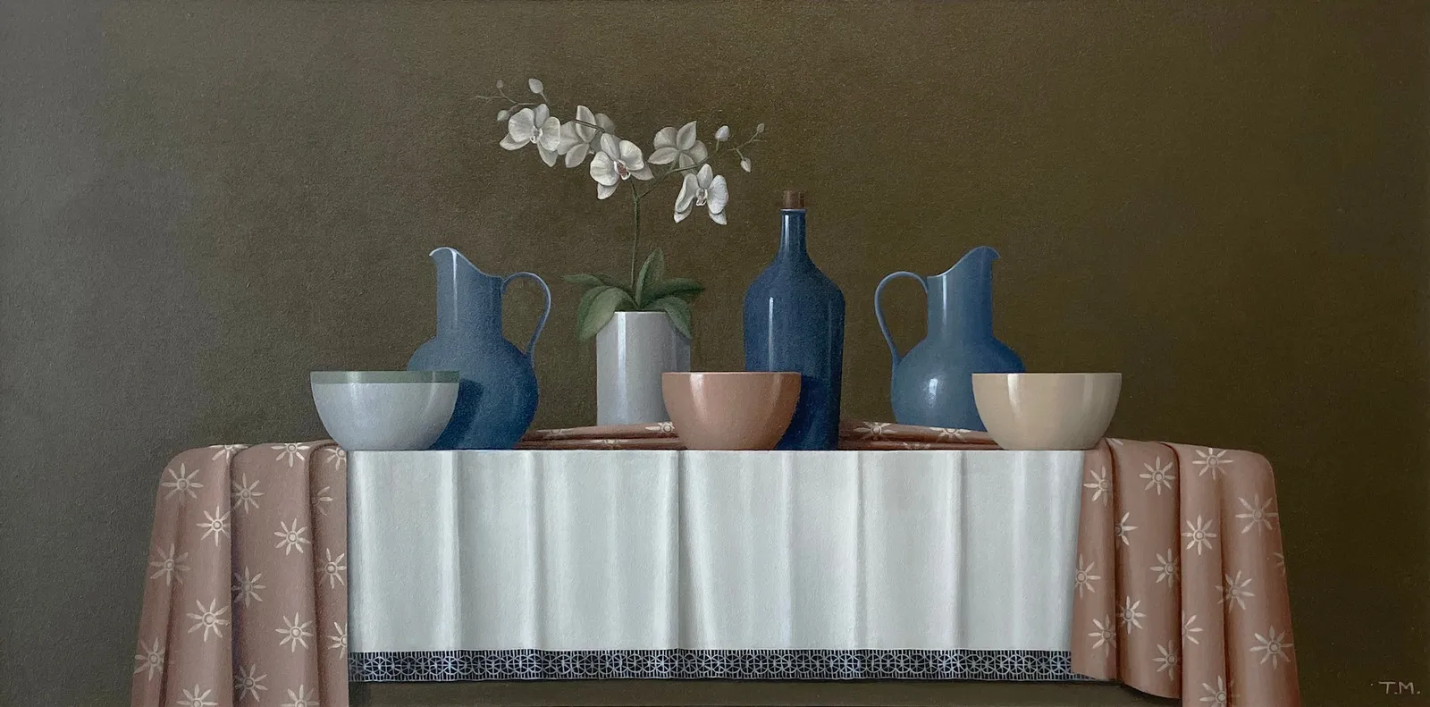 Trudie Mooney, White Orchid, 2022