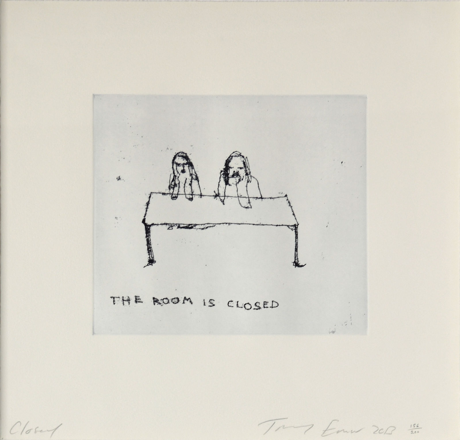 Tracey Emin, The Room is Closed, 2013