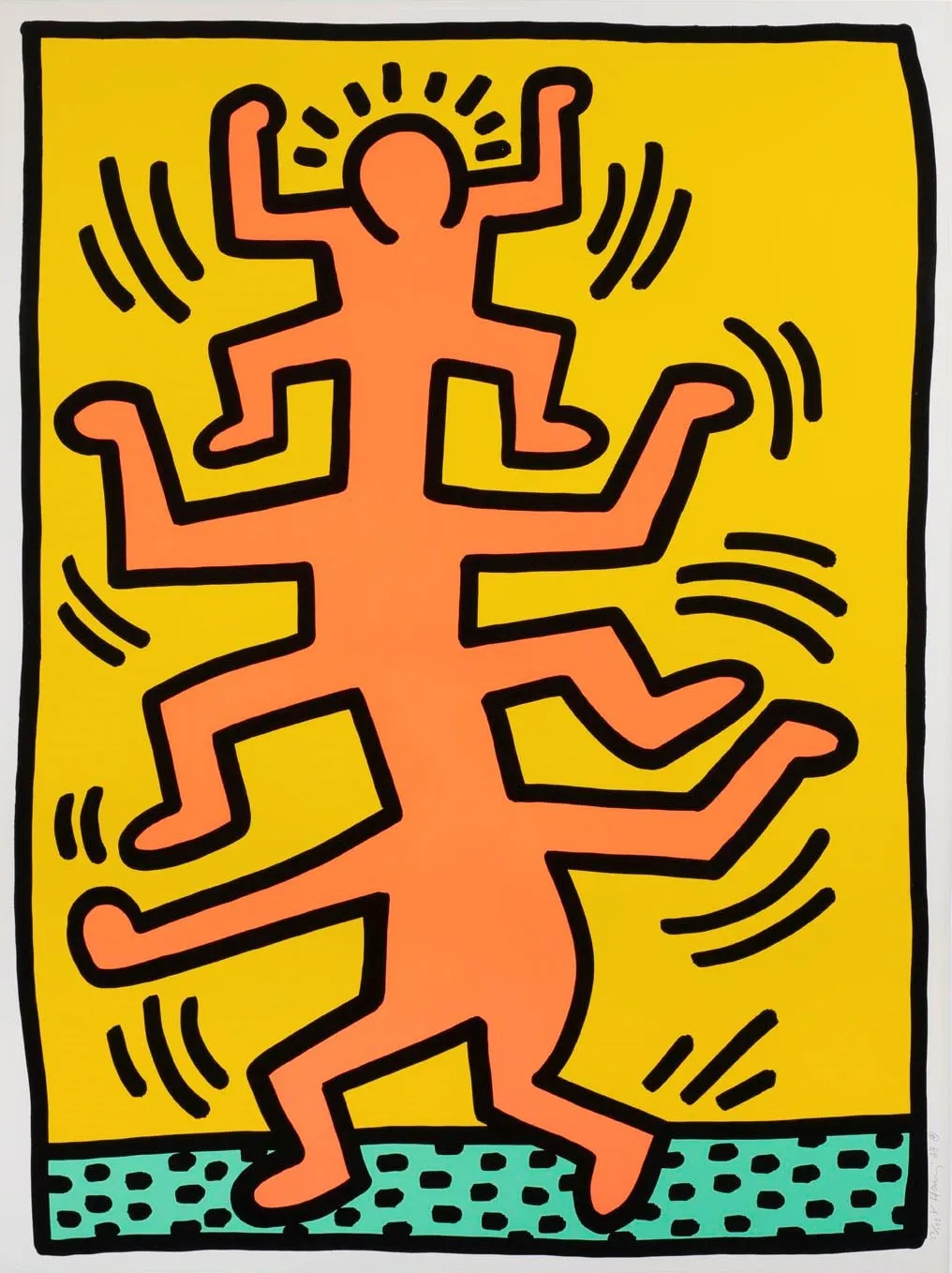 Keith Haring, Growing 1, 1988