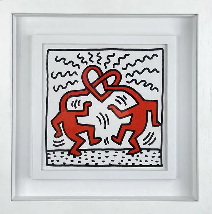 Keith Haring, Untitled (Two Lovers), 1989
