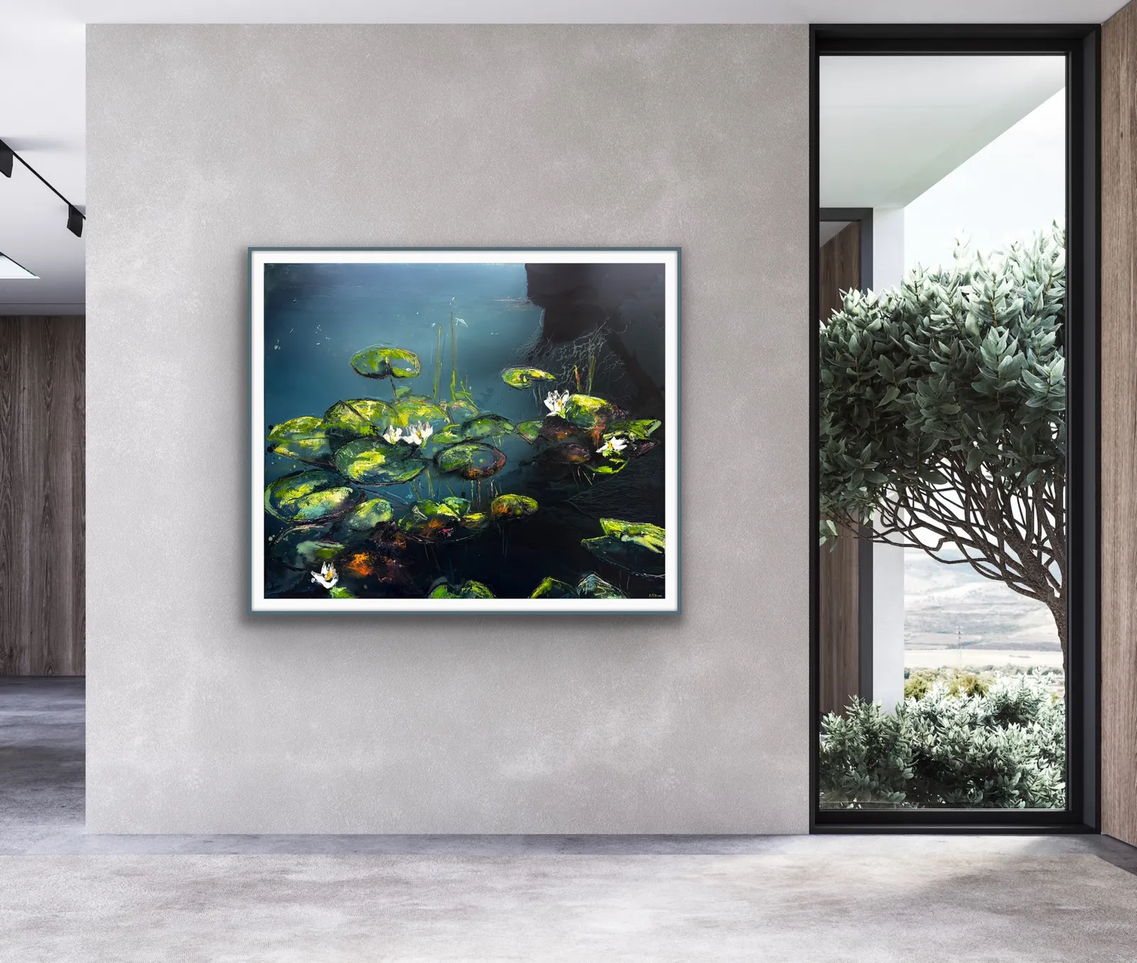 Anna McKeever, Waterlilies, Twilight