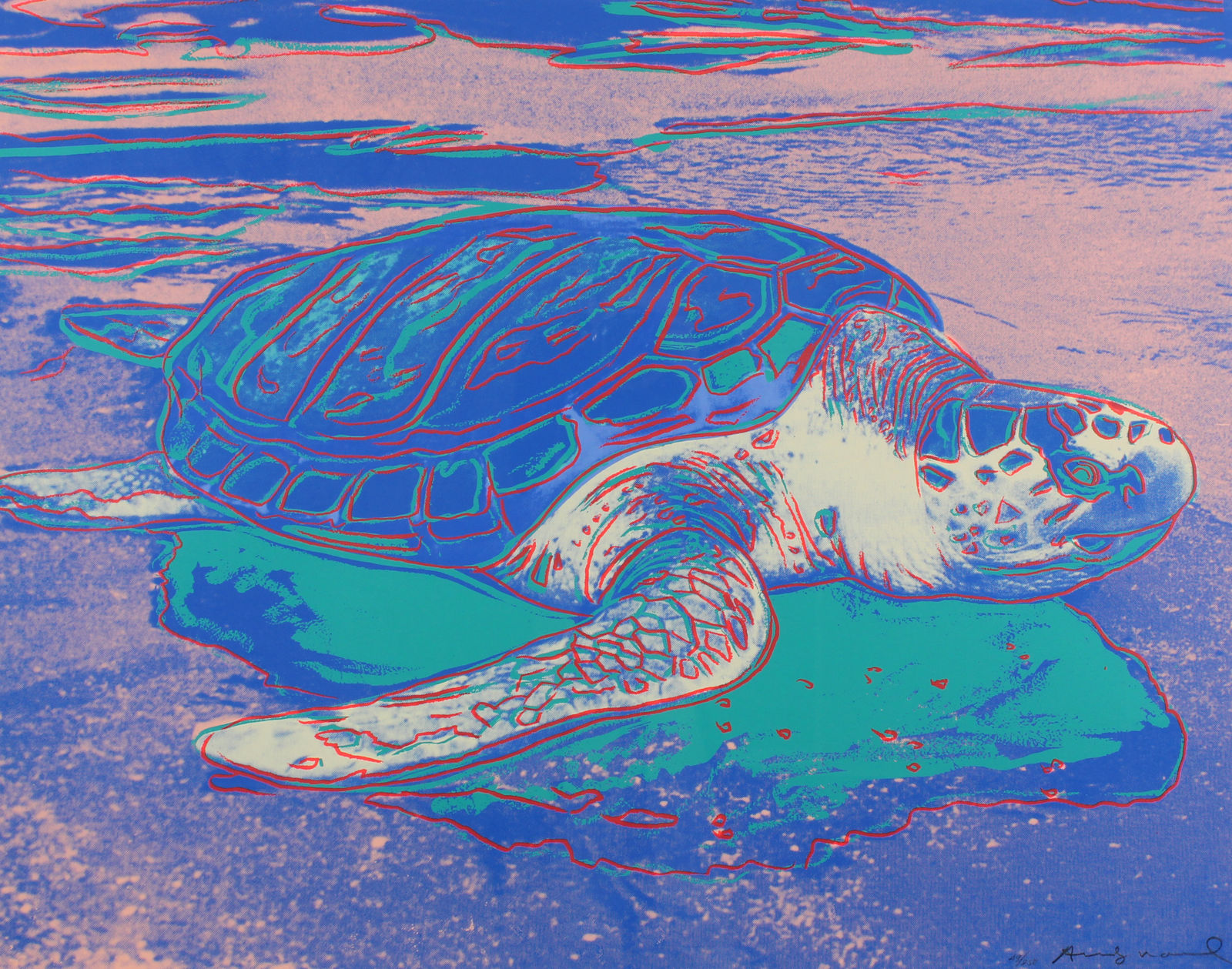 Andy Warhol, Turtle (FS II.360A), 1985
