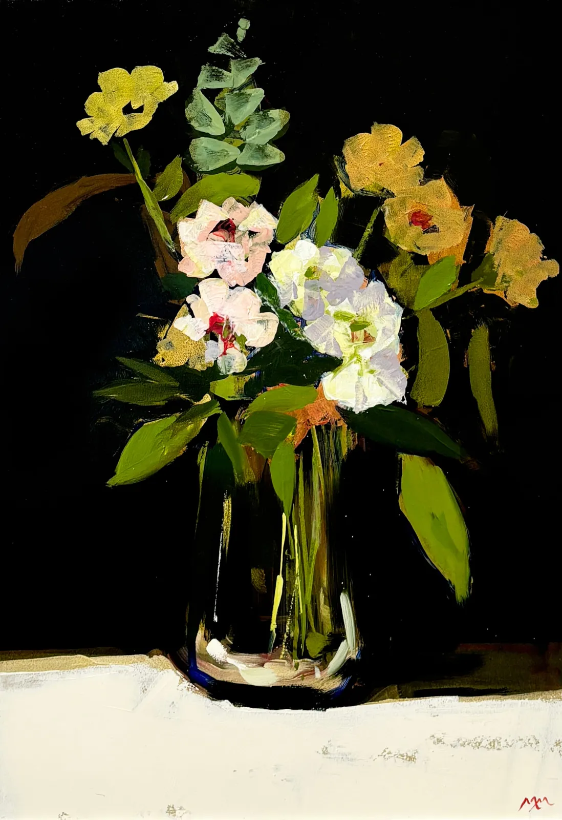 Martin Mooney, Pink and White Flowers