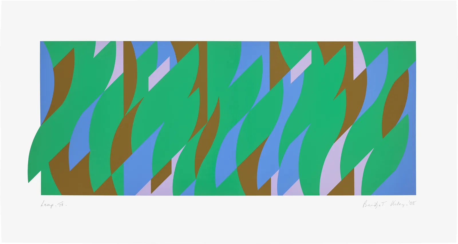 Bridget Riley, Leap, 2008
