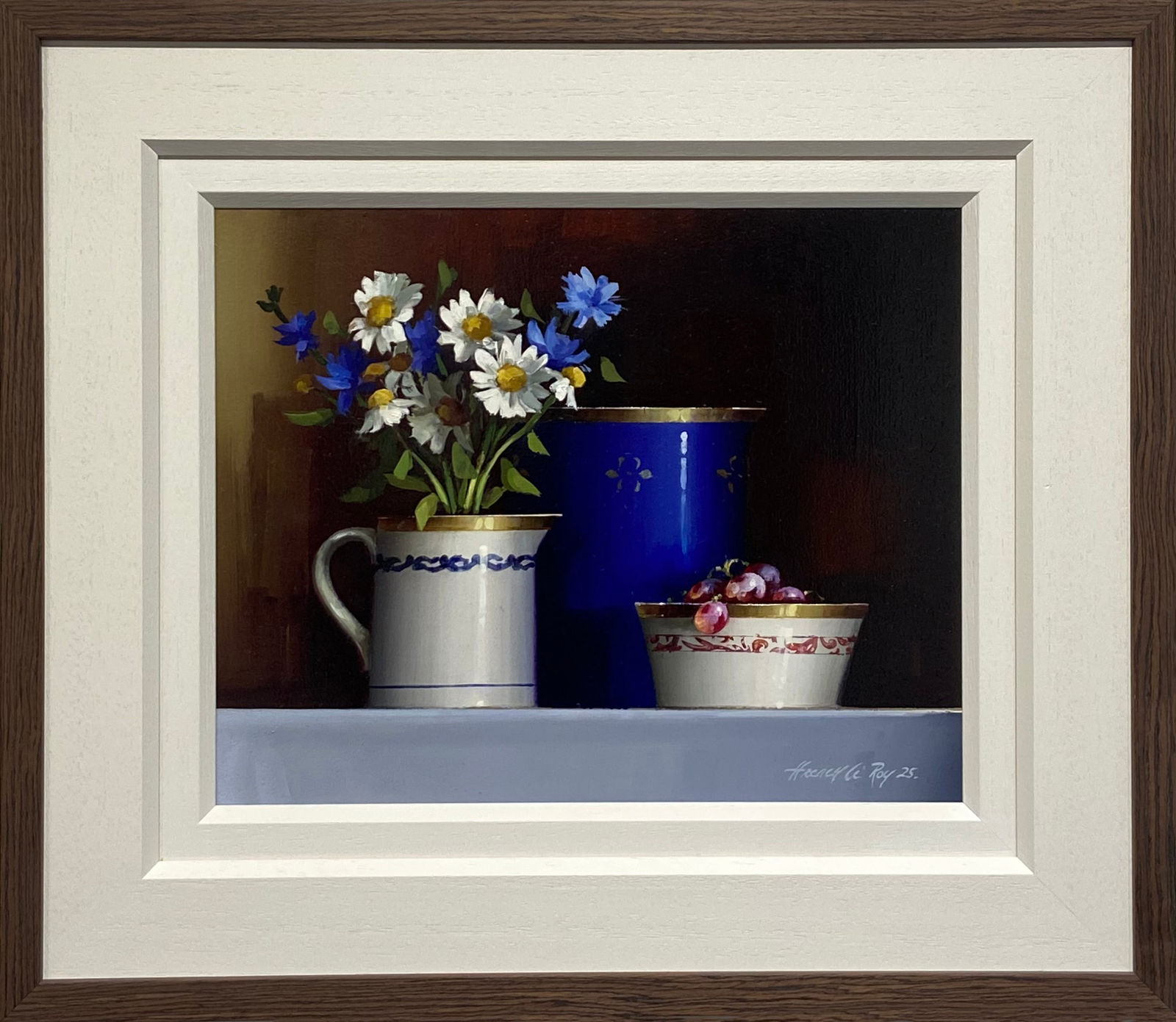 David French Le-Roy, Blue and White Summer Mix