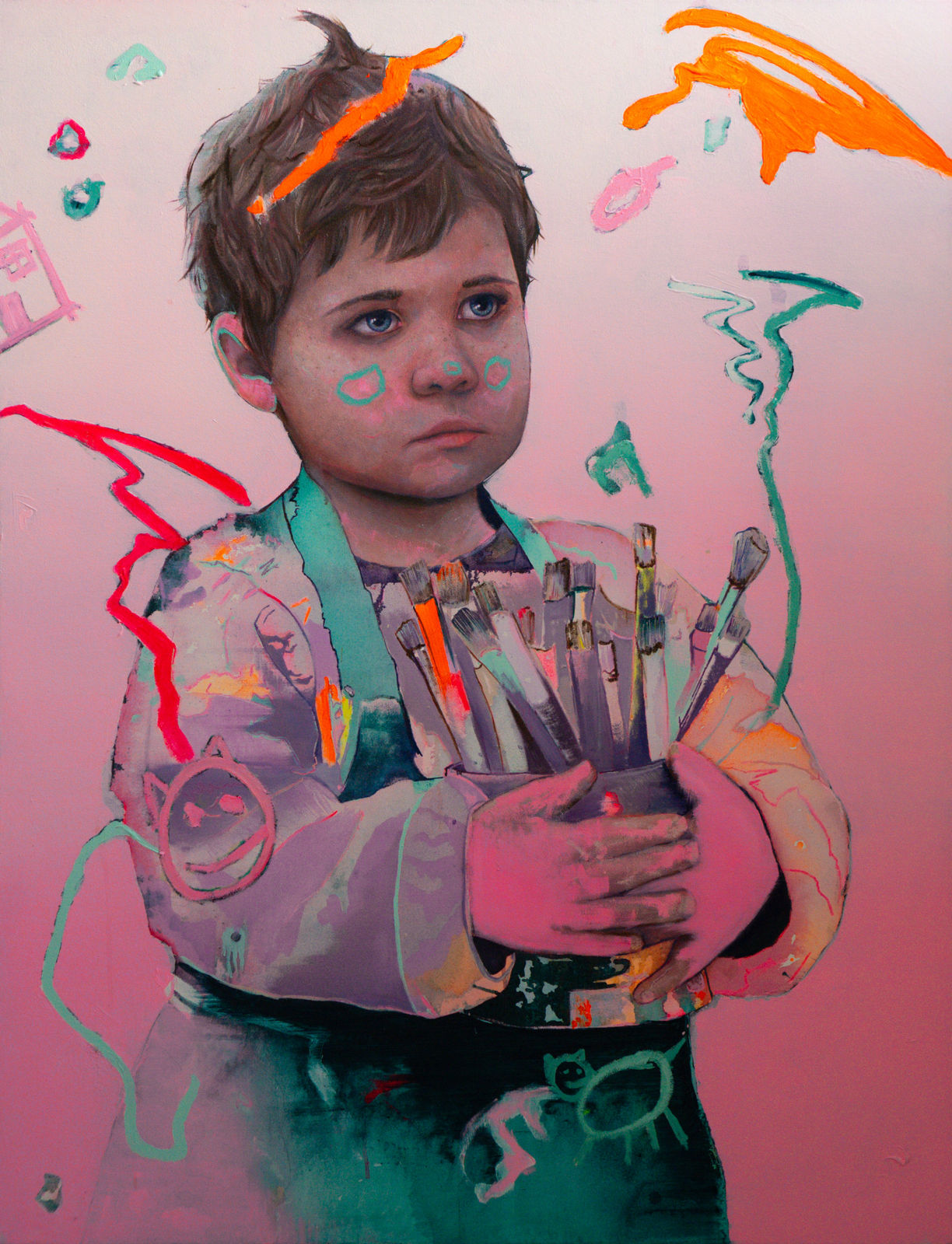 Alana Barton, Scribbles, 2023