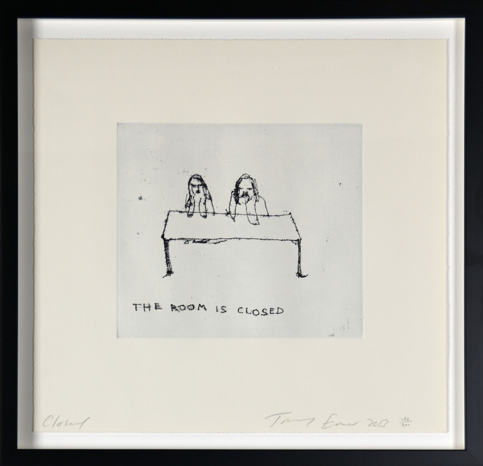 Tracey Emin, The Room is Closed, 2013