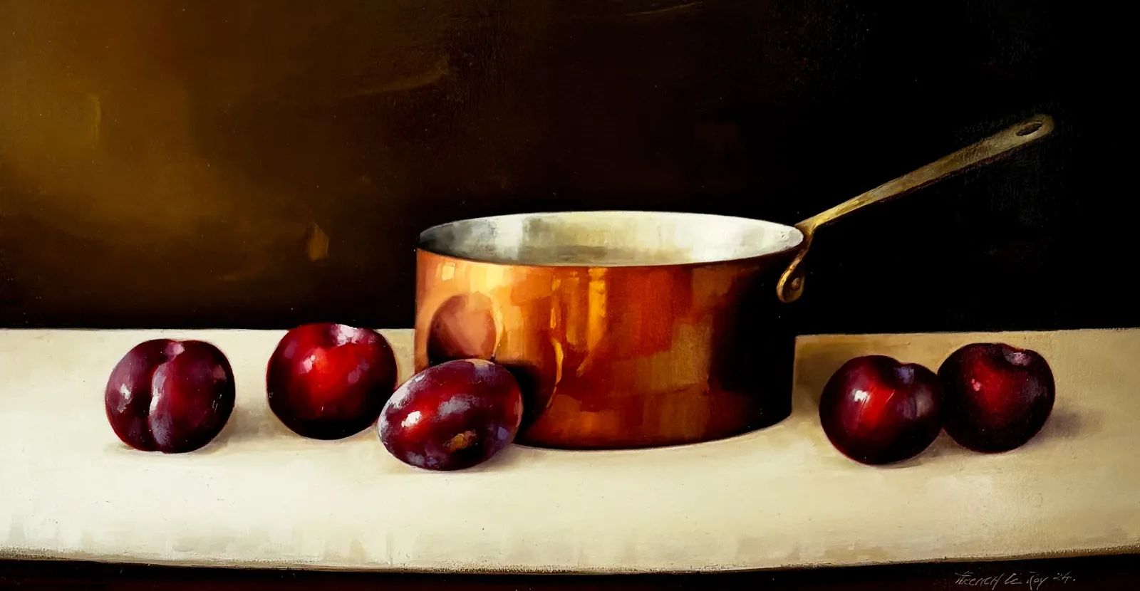 David French Le-Roy, Copper and Plums