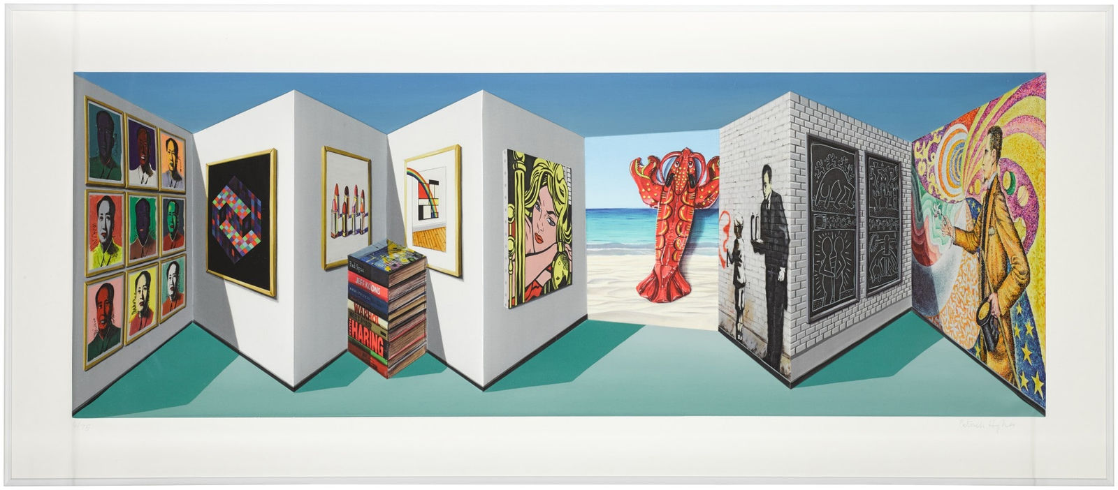 Patrick Hughes, Popsee, 2020