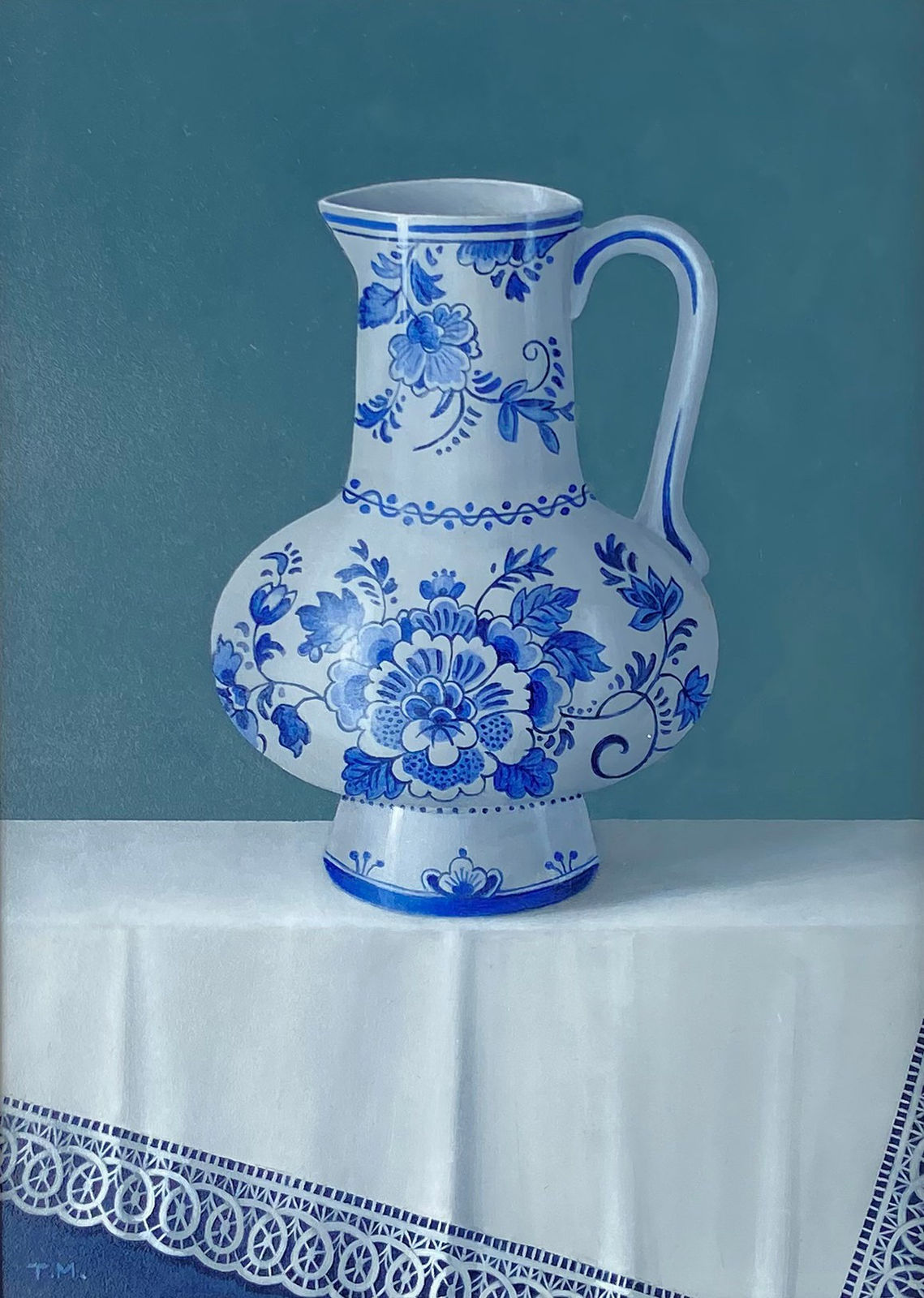 Trudie Mooney, Delft and Lace I