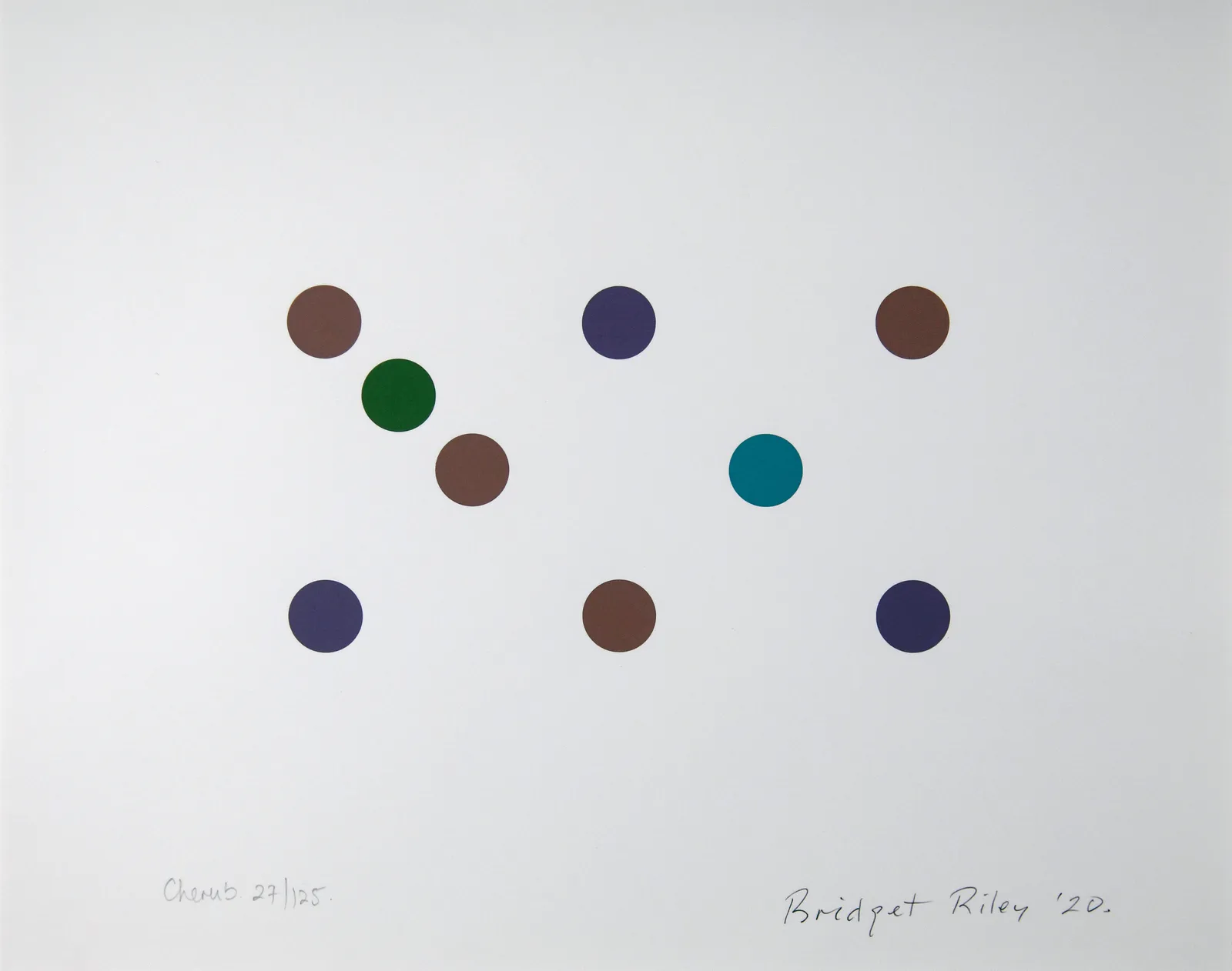 Bridget Riley, Cherub , 2020