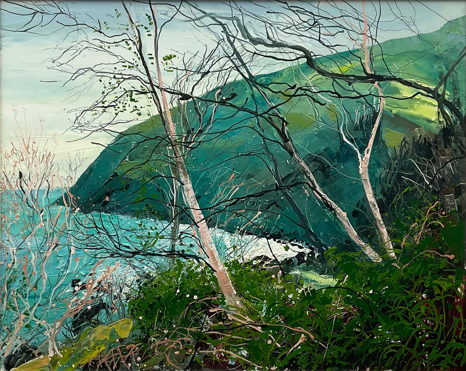 Neal Greig RUA, Morning light at Murlough