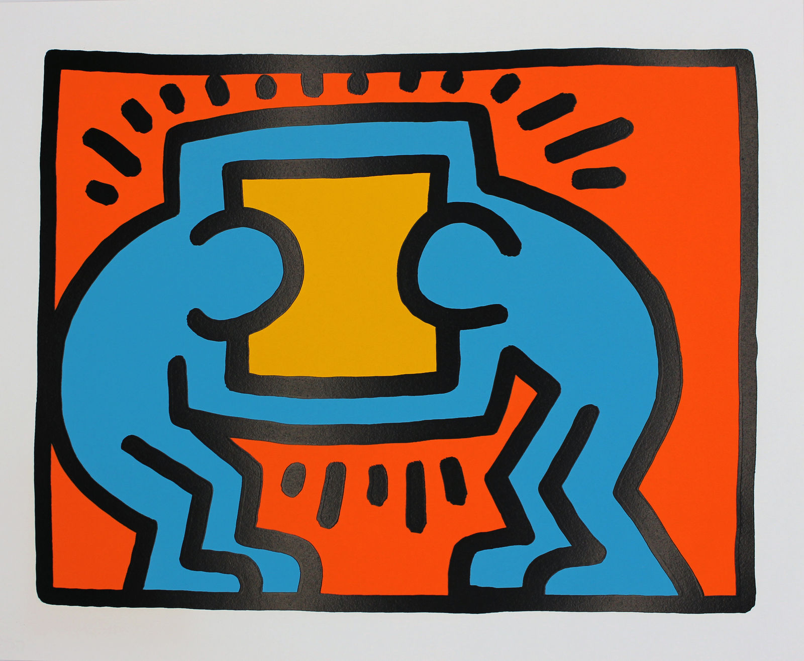 Keith Haring, Pop Shop VI (3), 1989