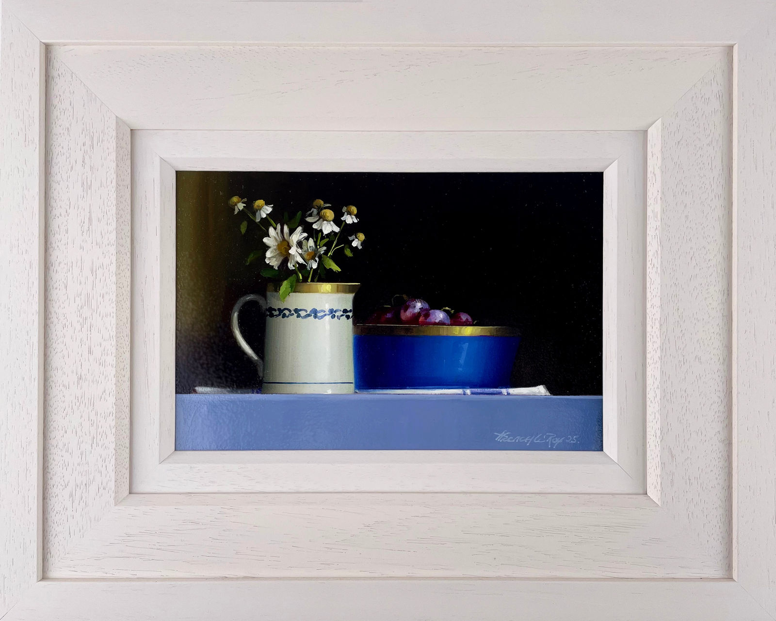 David French Le-Roy, Blue bowl and Daisies