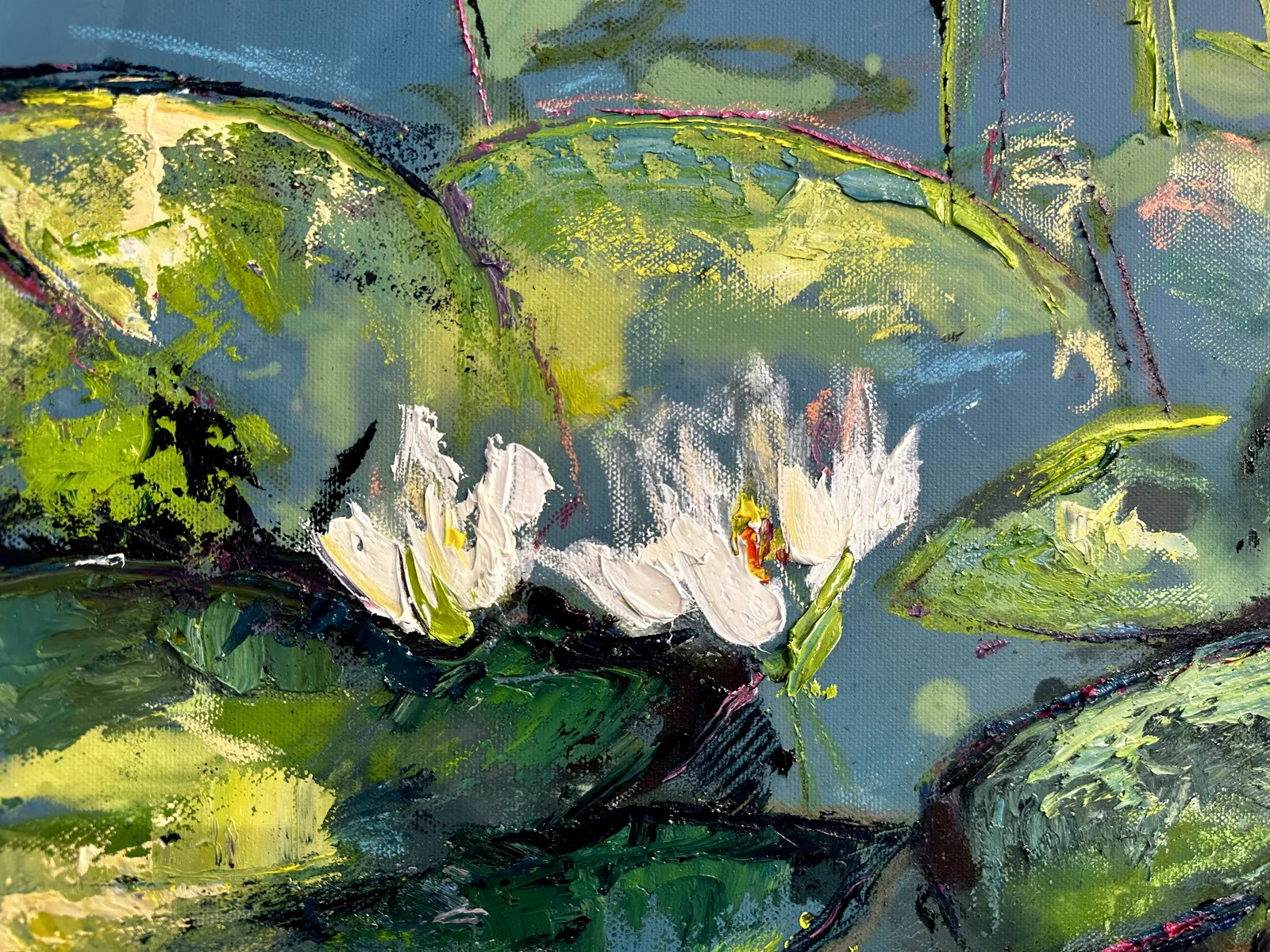 Anna McKeever, Waterlilies, Twilight