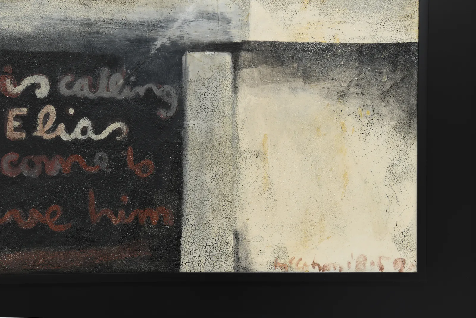 Colin McCahon, He is calling on Elias, 1959