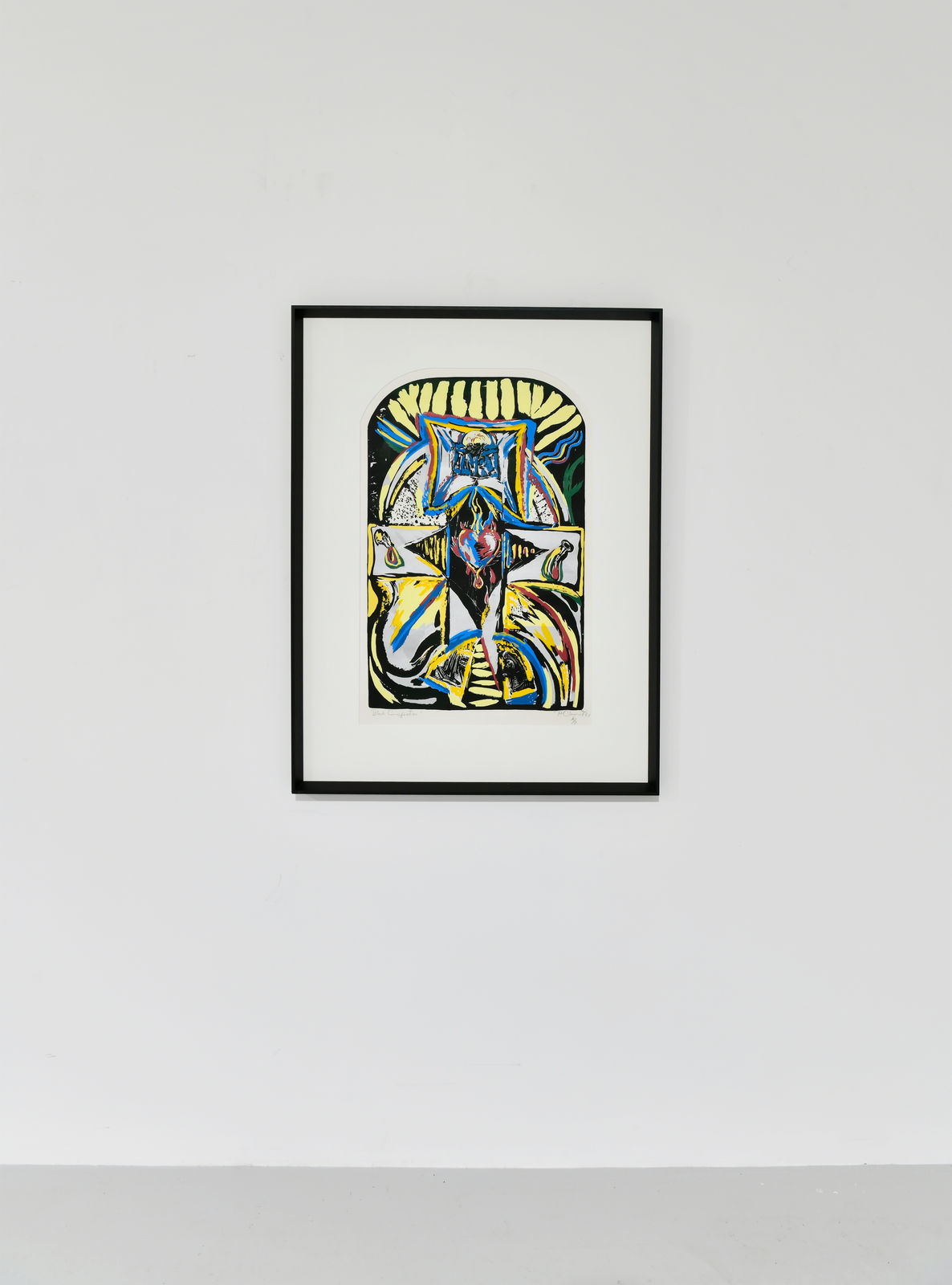 Philip Clairmont, Black Crucifixion, 1981