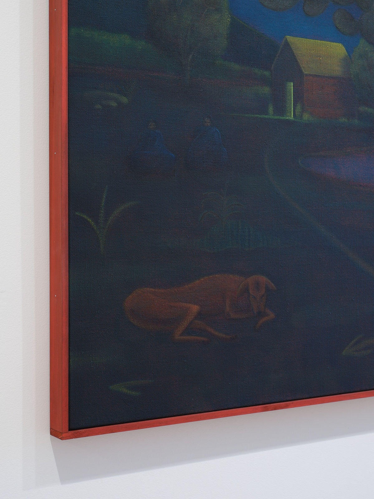 Graham Fletcher, Twilight’s Edge (Figures + House), 2022